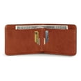 thumbnail image 3 of Vaultskin Manhattan Slim RFID-Blocking Leather Bifold Wallet, Cognac, 3 of 5