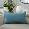 thumbnail image 5 of Sunbrella  Denim Blue Indoor/Outdoor Pillows, Set of 2, Corded 14 in L x 24 in W, 5 of 5