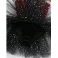 thumbnail image 5 of TSSOE Kids Girls' Christmas Halloween Party Sparkly Circus Ring's Master Inspired Princess Tutu Dress Red 3T, 5 of 7