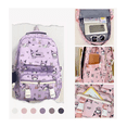 thumbnail image 3 of Mochila Escolar Estampada Kuromi Nailon 14.5 L Belug Morado, 3 of 5