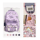 thumbnail image 3 of Mochila Escolar Estampada Kuromi Nailon 14.5 L Belug Morado, 3 of 5