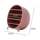 thumbnail image 3 of Organizador de maquillaje compacto con divisores extraíbles | Almacenamiento de escritorio con 5 compartimentos para paletas de sombras de ojos y cosméticos | Estuche de plástico blanco, rosa o rojo, 3 of 6