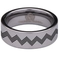 thumbnail image 2 of Zigzag Tungsten Carbide Ring, 2 of 9
