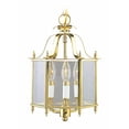 thumbnail image 2 of Livex 4403-02 Home Basics Ceiling Mount-Chain Hanging Light- Polished Brass, 2 of 4