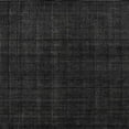 thumbnail image 1 of Ahgly Company Machine Washable Indoor Square Industrial Modern Black Eel Black Area Rugs, 5' Square, 1 of 7