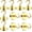 Gold, variant on Magnetic Hooks Heavy Duty Blue 80Lbs Capacity Neodymium 10 Pack