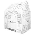 thumbnail image 3 of Easy Playhouse Garage - Kids Art and Craft for Indoor and Outdoor Fun, Color Favorite Garage Items– Decorate and Personalize a Cardboard Fort, 32" X 26. 5" X 40. 5" - Age 3+ (B07WM9TNZ2), 3 of 7