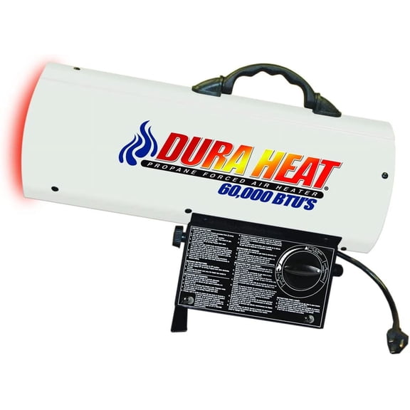 Dura Heat Propane Forced AIR Heater, 40,000 BTU, White