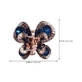 thumbnail image 4 of unbranded Lot de 2 Barrettes pour Cheveux Femmes Design Simple Violet pour Usage Quotidien et Fête, 4 of 6