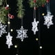thumbnail image 4 of Adornos navideños, adornos navideños, regalos navideños, 6 piezas de acrílico para decoración de copos de nieve navideños, para escaparate, árbol de Navidad, colgante pequeño, un copo de nieve., 4 of 9