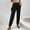 Black womens pants, variant on Pants for Women Womens Jogger Pants Breathable Comfort French Terry Workout Sports Long Pants Casual Solid High Waist Pleated Pocket Cropped Harem Trousers