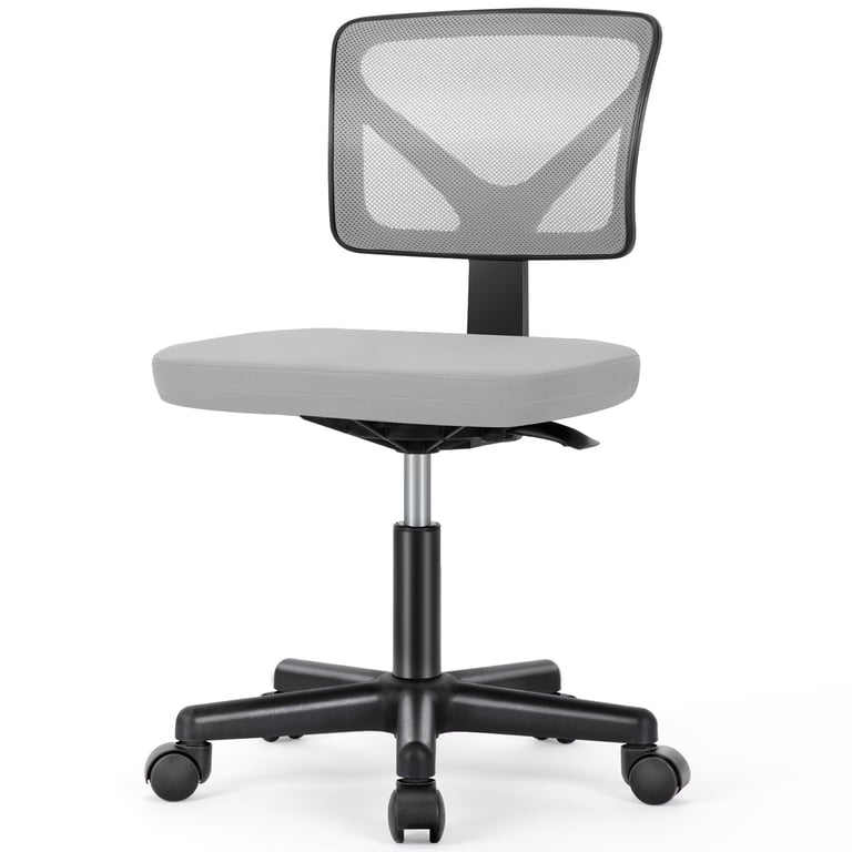 edx Ergonomic Desk Chair, Armless Mesh Computer Chair, Adjustable