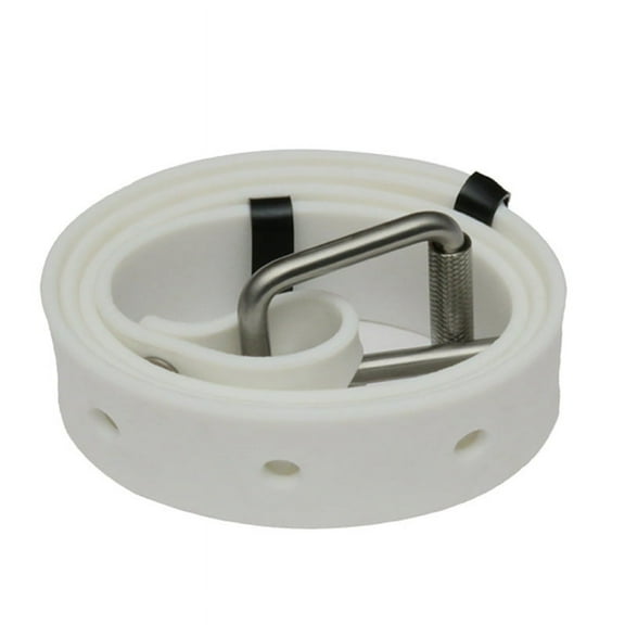 85cm-1. Silicone Diving Weight Belt Waist Weight Belt Bag Quick Release Buckle for Scuba Freediving Fishing-White,1 * Scuba Diving Weight Belt,White