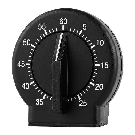 Unique Bargains 60 Minute Kitchen Digital Visual Timer for Cooking Black-A