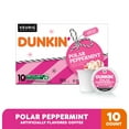 thumbnail image 3 of Dunkin’ Polar Peppermint Light Roast Coffee K-Cup Pods, 10 Count, 3 of 15