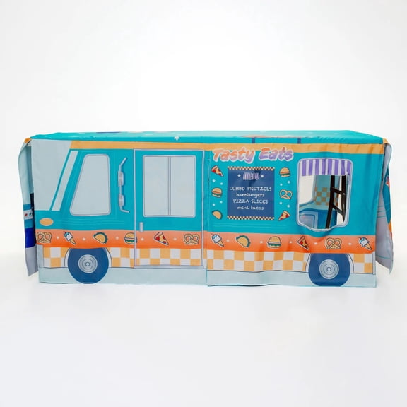 Everyday Play Food Truck Table Play Tent for Kids Ages 3-8, Fits Most Tables, Machine Washable, No Assembly