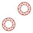 thumbnail image 3 of Ruiboury Lightweight And Easy To Install - Smooth Operation Chain Ring For Bicycles Bicycles Crank Bike Chain 52T red 2Set, 3 of 6