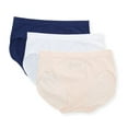 thumbnail image 1 of Women's Bali DFESP3 EasyLite Seamless Hipster Panty - 3 Pack (Navy/Pirouette/White 6), 1 of 3