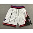 thumbnail image 1 of Mcgee'S Raptors Retro Embroidered Zipper Pocket Shorts Basketball Embroidered Shorts, 1 of 2