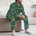 thumbnail image 7 of Sikiie Forest Flora And Fauna Mens Pajama Set, Soft Warm Long Sleeve Sleepwear, Cozy Button-Down Pjs for Men-XX-Large, 7 of 7