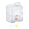 thumbnail image 1 of Almencla Conteneurs de Stockage d'Eau Potable Réservoir de Stockage d'Eau d'Urgence avec Robinet 10L, 1 of 8