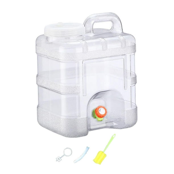 Contenedor de Almacenamiento de Agua Cola con Grifo Resistente a Altas Temperaturas 15L