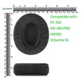 thumbnail image 6 of Geekria Comfort Velour Replacement Ear Pads for Sennheiser PC350, HD280 PRO, HD580, Urbanite XL Headphones Ear Cushions, Repair Parts (Black), 6 of 6