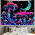 thumbnail image 2 of Creowell  Mushroom Tapestry,Tapestry  Plant Tapestry Fantasy Mushroom Butterfly Moon Tapestries Posters Wall Hanging for Bedroom Dorm Decor(Multi Size), 2 of 6