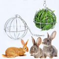 thumbnail image 3 of Juego de 4 bolas de heno de acero inoxidable para animales pequeños, 3 of 5
