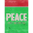 thumbnail image 3 of Metz, Andi 18x24 Black Modern Framed Museum Art Print Titled - Peace On Earth Green Red, 3 of 5