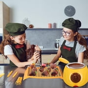 Wallfire Electric Chocolate Melting Pot, Melting Pot Chocolate Fondue Melting Machine With Double Pot Kitchen,Candy Melts Candy And Chocolate Melting Pot,Yellow