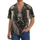 thumbnail image 1 of Balery Vintage Ram Pilot Camisa Casual de Manga Corta con Botones para Hombre, Texturizada, Estilo Cubano, para Playa, Verano-Small, 1 of 5