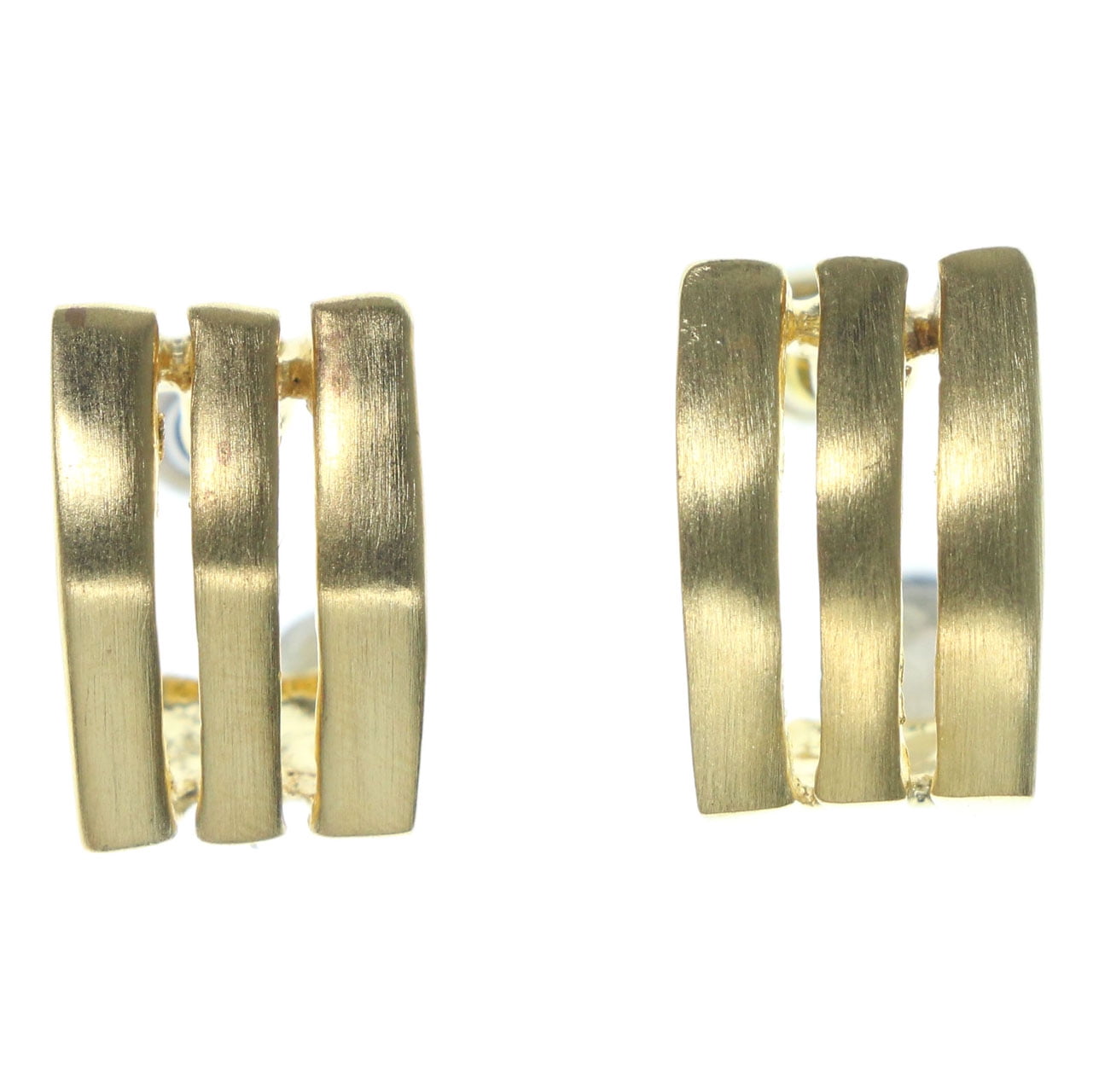 Conservative Gold-Tone Cuff Earrings For Women TME754 - Walmart.com