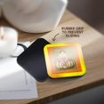 thumbnail image 4 of 3drose, Print of Little Girl on Pumpkin with Happy Thanksgiving, Set of 4 Coasters - Soft, 4 of 7
