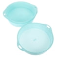 thumbnail image 2 of MIANGASTORE 4pcs Garden Riddle Sieve Soil Sieve Mesh Sand Sieves Flower Gardening Tool with Handle ( Blue ), 2 of 8