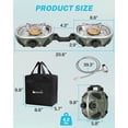 thumbnail image 5 of Gonex 2-Burner Propane Camping Stove 20,000 BTU Portable Folding Outdoor Stove with Carry Bag for Camping Tailgating Beach Patio BBQ, Green, 5 of 9