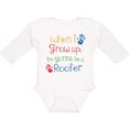 thumbnail image 3 of Inktastic Roofer Future Boys or Girls Long Sleeve Baby Bodysuit, 3 of 5