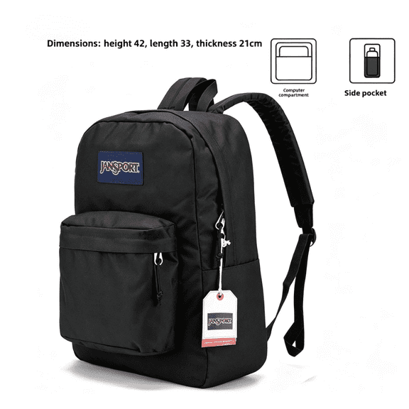 Adjustable Fabric Backpack Adaptive Backpacks, Black