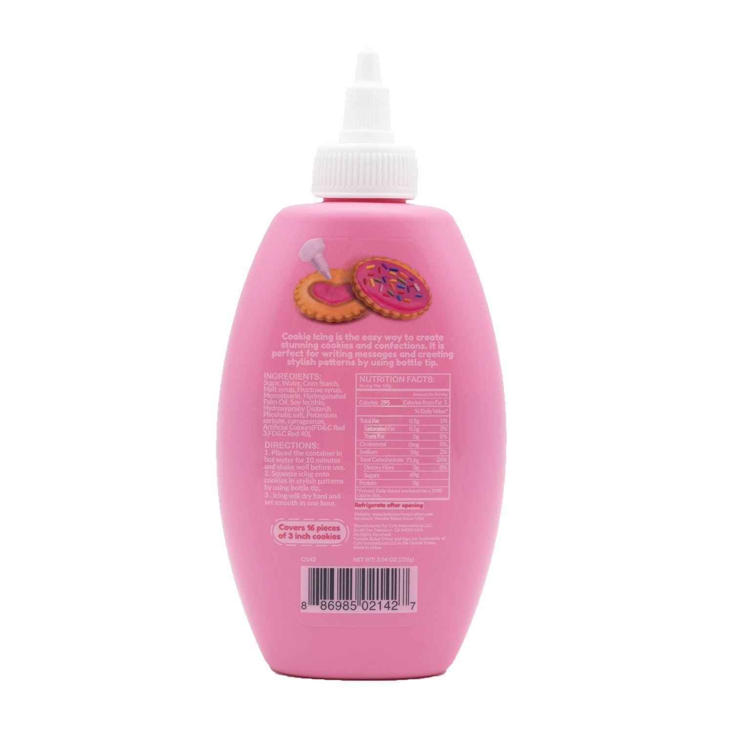 Glaçage rose pour biscuits Twinkle