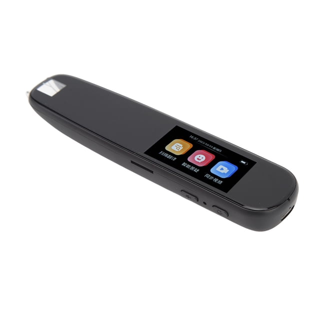 Scanning Reading Pen, Language Translator Pen Accurate Pronunciation Fast Recognition English Learning Clear Sound for Outdoor Use for Students Blue,Pink,Black,Green