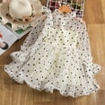 thumbnail image 3 of Children Girl Polka Dot Dresses Sundress Kids Baby Girl Princess Lace Tutu Ruffles Gown Bridesmaid Party Dress, 3 of 5