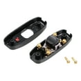 thumbnail image 3 of Uxcell AC 250V 10A On/Off Indicator Light Inline Cord Switch Black for Desk Lamp, 3 of 5