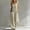 Beige, variant on Linen Jumpsuits for Women Summer Casual Sleeveless V Neck Button Down Wide Leg Boho Jumpsuits XXL