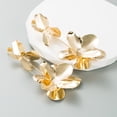 thumbnail image 5 of KAKOWELY 1 par de pendientes de temperamento para mujer, exquisitos pendientes colgantes con forma de flor., 5 of 5