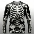thumbnail image 1 of T-Shirt Graphique à Manches Longues pour Homme, Design 3D Cool, Haut Décontracté Stylé pour le Quotidien, 1 of 2
