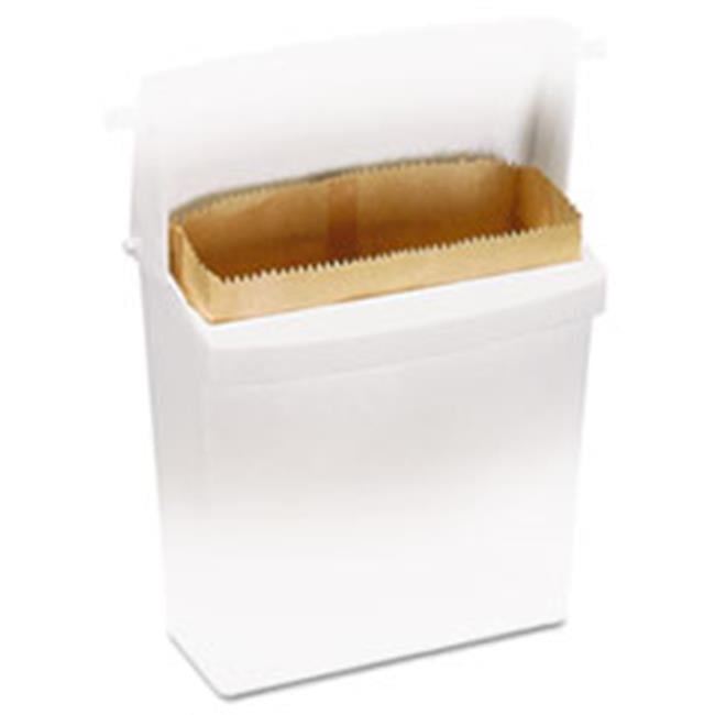Rubbermaid Commercial 6141 Waxed Napkin Receptacle Liners, Brown