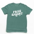 thumbnail image 3 of Free Spirit Ghost Distressed - Women's Garment Dyed Graphic T-Shirt, 3 of 11