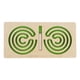 thumbnail image 1 of Juego de mesa de laberinto, juguete de laberinto, tablero de actividades, juguete sensorial reutilizable, izquierda y derecha Verde, 1 of 9