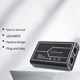 thumbnail image 4 of Gigabit POE Extender 2 Port 1000M Network Switch Repeater 30W IEEE802.3Af/At Plug&Play for PoE Switch NVR IP Camera, 4 of 5