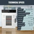 thumbnail image 4 of NutriChef Premium Food Dehydrator Machine - 1500 Watts 16 Shelf Stainless Steel Dehydrator with Digital Timer and Temperature Control, Touch-Control LED Display, Perfect Way to Preserve Foods and More, 4 of 9